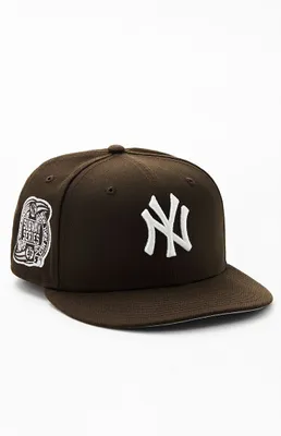 New Era x PS Reserve Pink Mocha Suede Yankees 59Fifty Fitted Hat