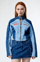 Formula 1 x PacSun Denim Moto Jacket