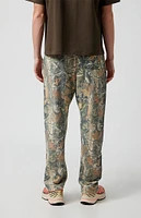 PacSun Camo Straight Leg Sweatpants