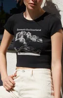 John Galt Ashlyn Cropped Switzerland T-Shirt