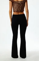 LA Hearts Cinched Front Flare Pants