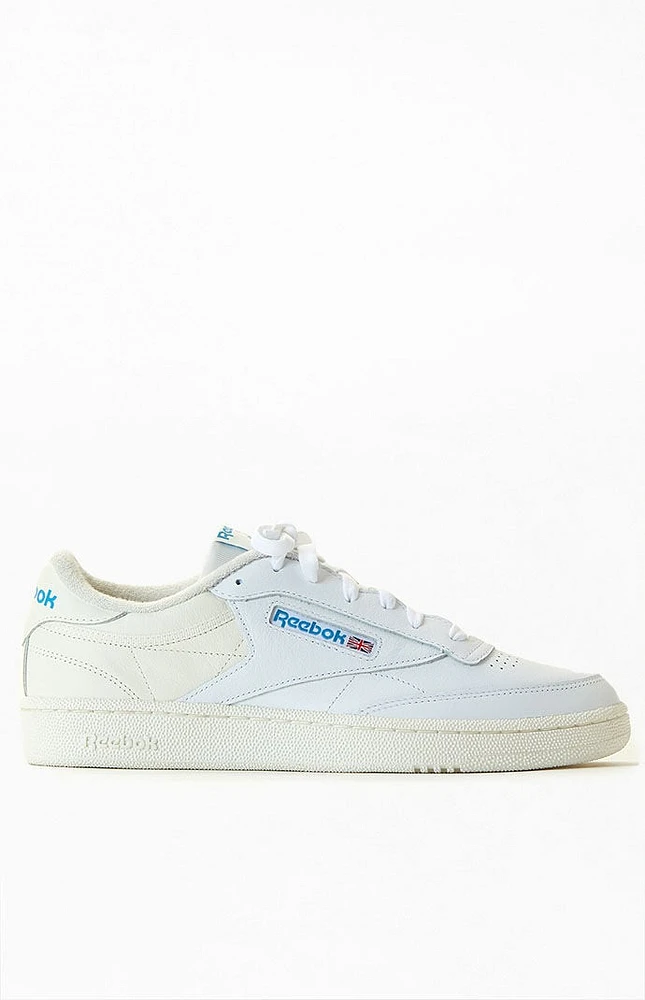 Reebok White & Blue Club C Vintage Shoes