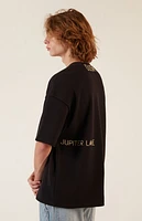 Pacsun Black Dawn Waffle Knit T-Shirt