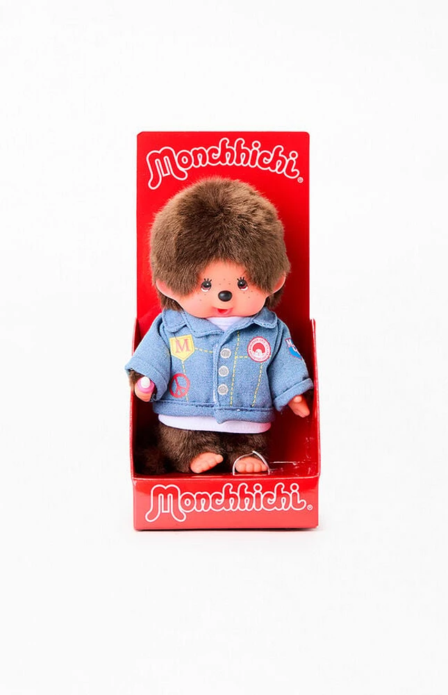 Monchhichi Jean Jacket Boy Plush