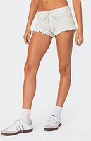 Edikted Randi Ruffled Micro Shorts