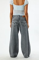 Levi's Black Acid Wash '94 Baggy Wide Leg Jeans