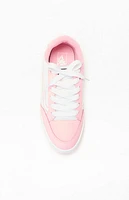 Vans Kids Pink & White Hylane Shoes