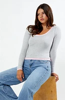 Est. PAC 1980 Double Layered Long Sleeve Top