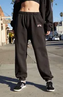 John Galt Black New York Rosa Sweatpants