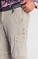 Pacsun Gray Baggy Cargo Jeans