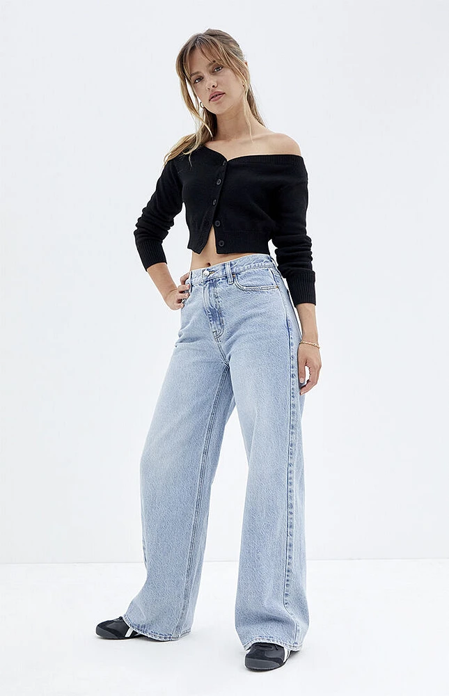 PacSun Cali Light Indigo Baggy Boyfriend Jeans