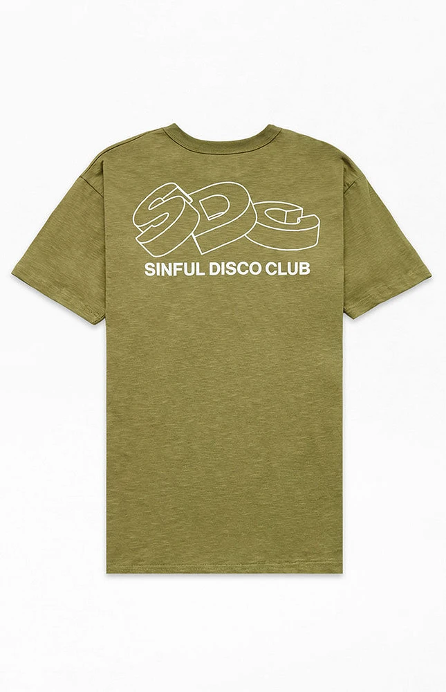 PacSun Sinful Disco Slub T-Shirt