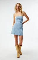 PacSun Cassidy Denim Tube Mini Dress