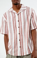 PacSun Striped Camp Shirt