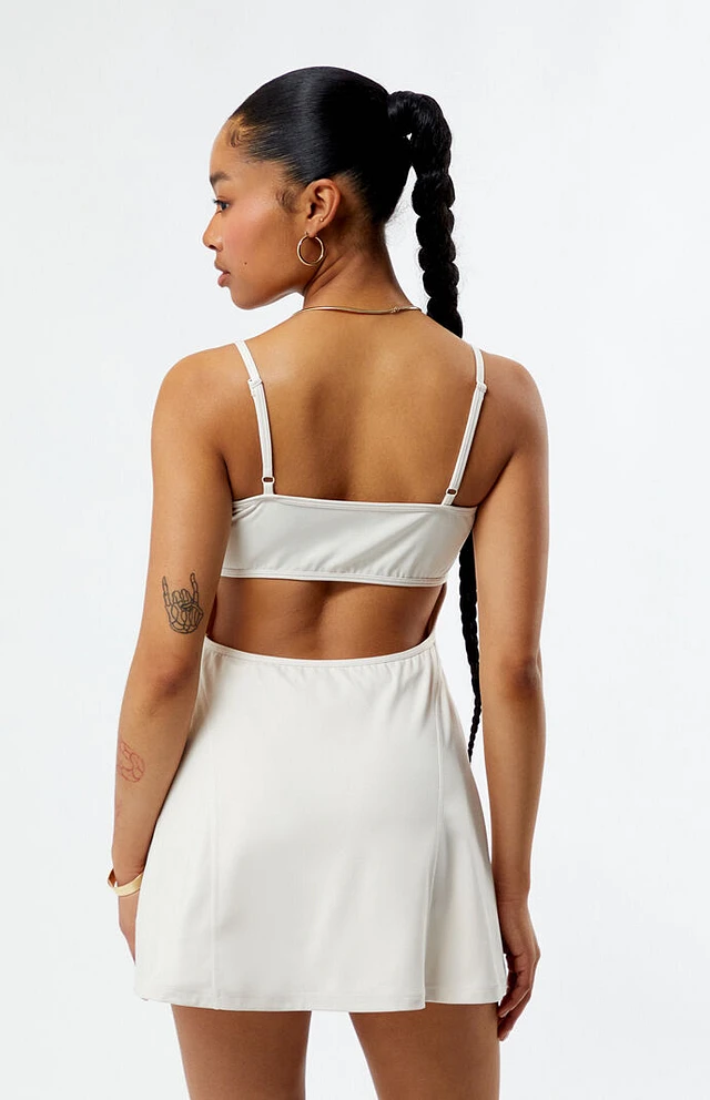 pac 1980 active thick ribbed mini dress PAC 1980 Active Sunrise Dress