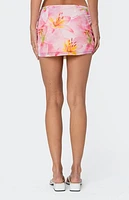 Edikted Stassi Printed Mini Skirt