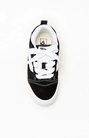 Vans Kids Black & White Knu Skool Shoes