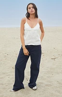 John Galt White Tiffany Tank Top
