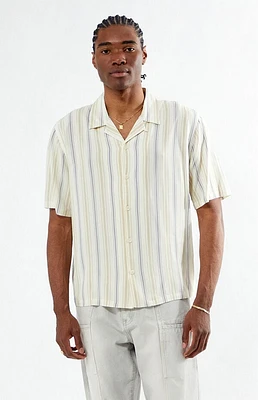 Pacsun Striped Oversized Camp Shirt