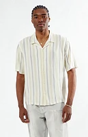 Pacsun Striped Oversized Camp Shirt