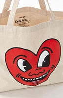 Keith Haring Heart Tote Bag