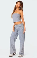 Edikted Lilah Striped Tube Top