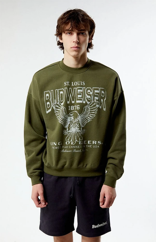 Budweiser By PacSun Eagle Crew Neck Sweatshirt