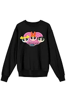 Powerpuff Girls Pink Heart Crew Neck Sweatshirt