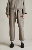 Fear of God Essentials Women's Heather Grey Fleece Sweatpants