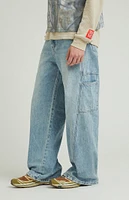 PacSun Light Indigo Extreme Baggy Carpenter Jeans