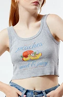 PS / LA Peaches Cropped Tank Top