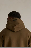 Fear of God Essentials Olive Fleece Hoodie