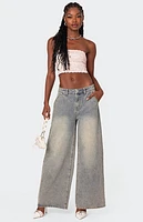 Edikted Super Baggy Wide Leg Jeans