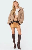 Edikted Ashton Faux Fur Jacket