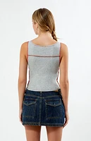 PS / LA Scrunch Bow Tank Top