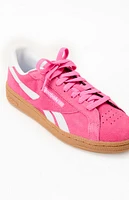 Reebok Women's Pink Club C Grounds UK Sneakers