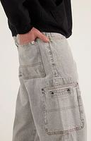 Pacsun Dylan Baggy Cargo Jeans Gray