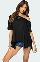 Edikted Josy Off Shoulder Handkerchief Top