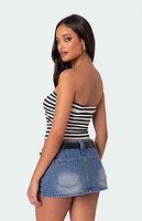 Edikted Alta Striped Tube Top