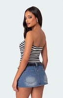 Edikted Alta Striped Tube Top