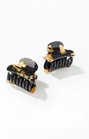 PacSun 2 Pack Mini Tortoiseshell Hair Claw Clips