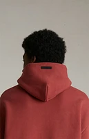 Fear of God Essentials Crimson Fleece Hoodie