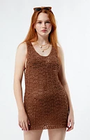 Rhythm Maddie Knit Scoop Neck Mini Dress