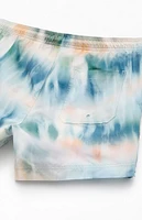 PacSun Tie Dye 4.5" Swim Trunks