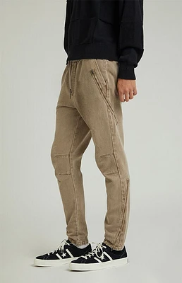 Pacsun Brown Zipper Slim Cargo Pants