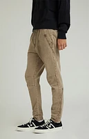 Pacsun Brown Zipper Slim Cargo Pants