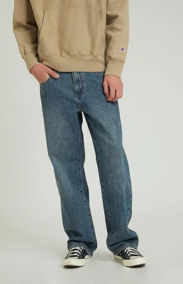 Pacsun Tinted Medium Indigo Baggy Jeans