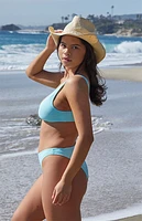 Blue Hour Molly Knotted Triangle Bikini Top