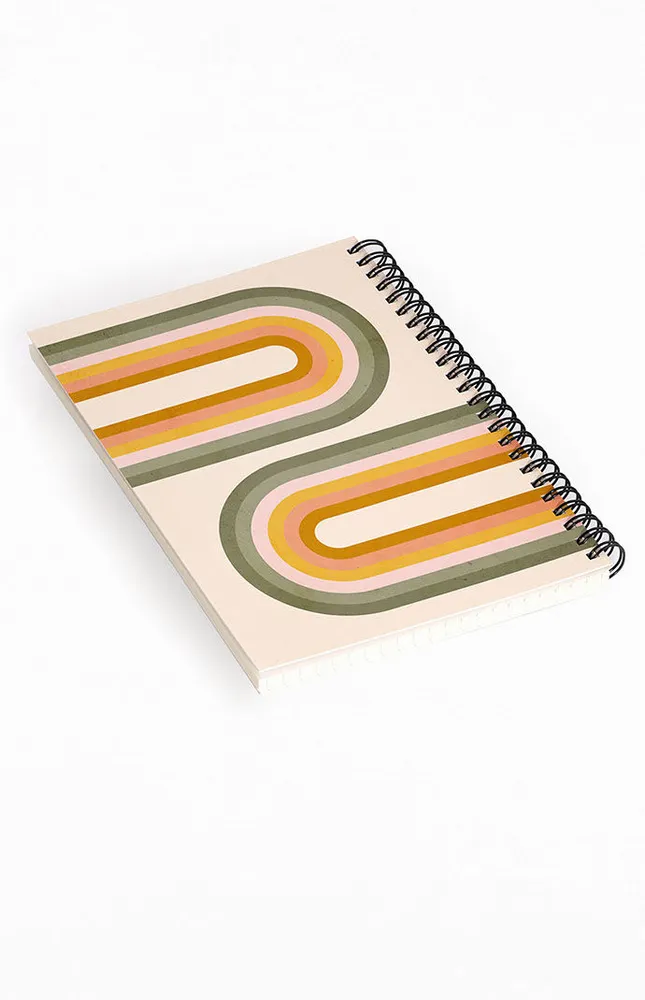 Beige Rainbow Notebook