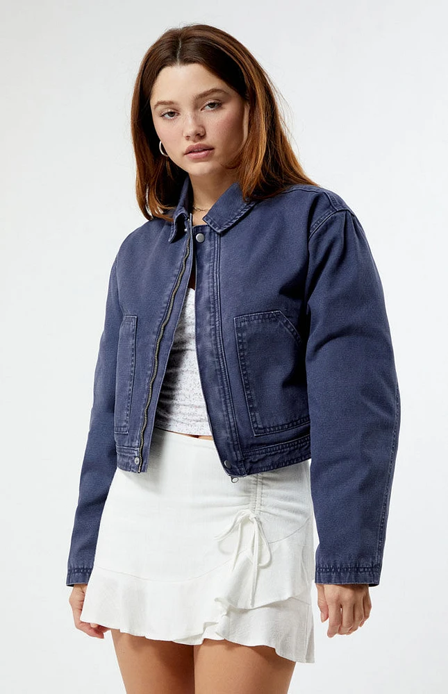 PacSun Canvas Cropped Jacket